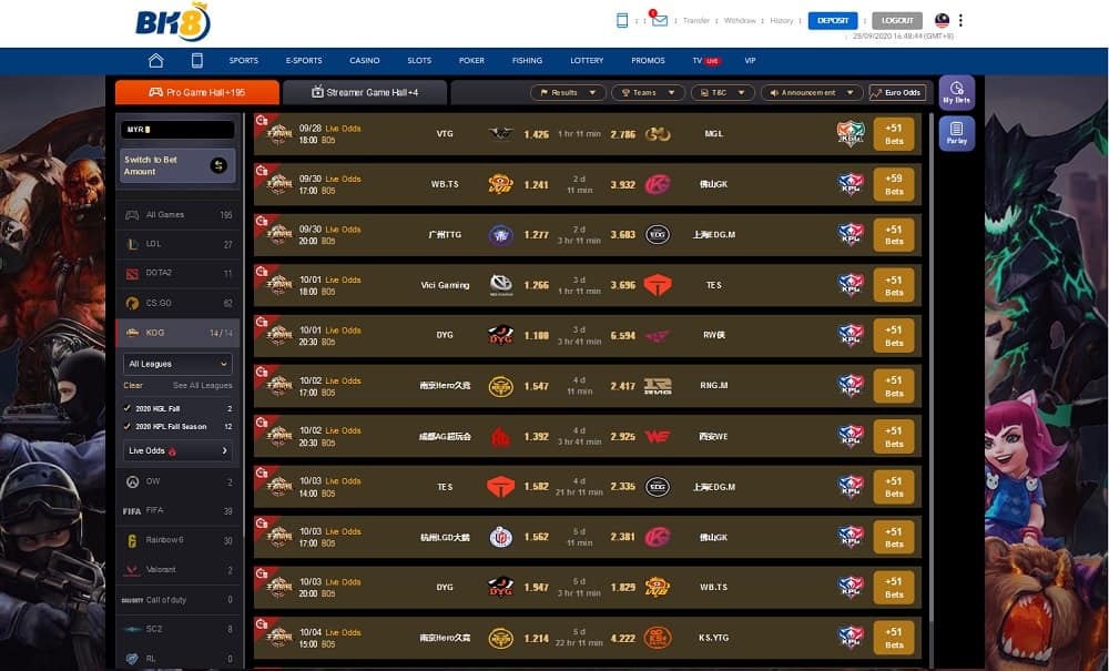 BK8Asia x IM Esports - King of Glory