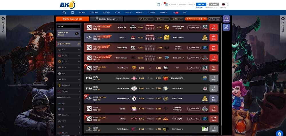 IM Esports Dashboard