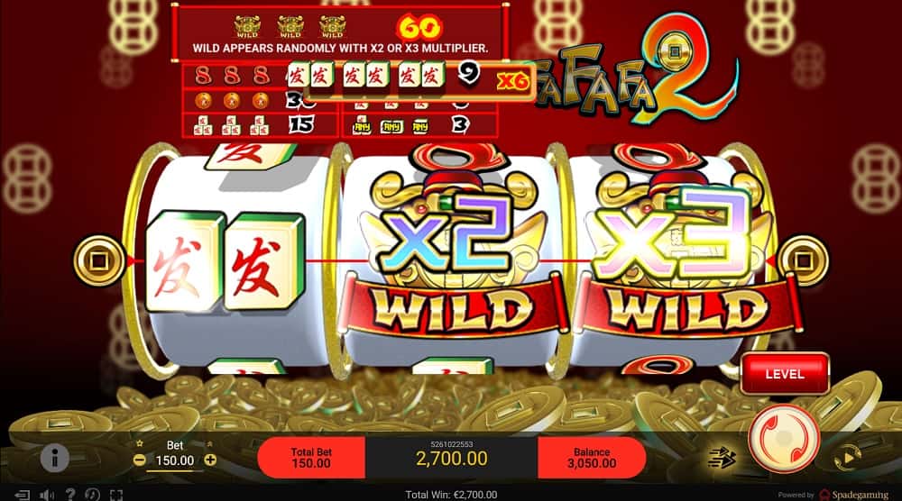 3 Reels Slot Game - SpadeGaming FAFAFA 2