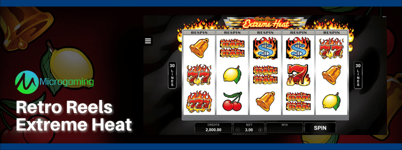 Retro Reels Extreme Heat (Microgaming)