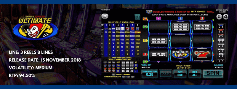 Spadegaming - Super 8 Ways Ultimate Slot