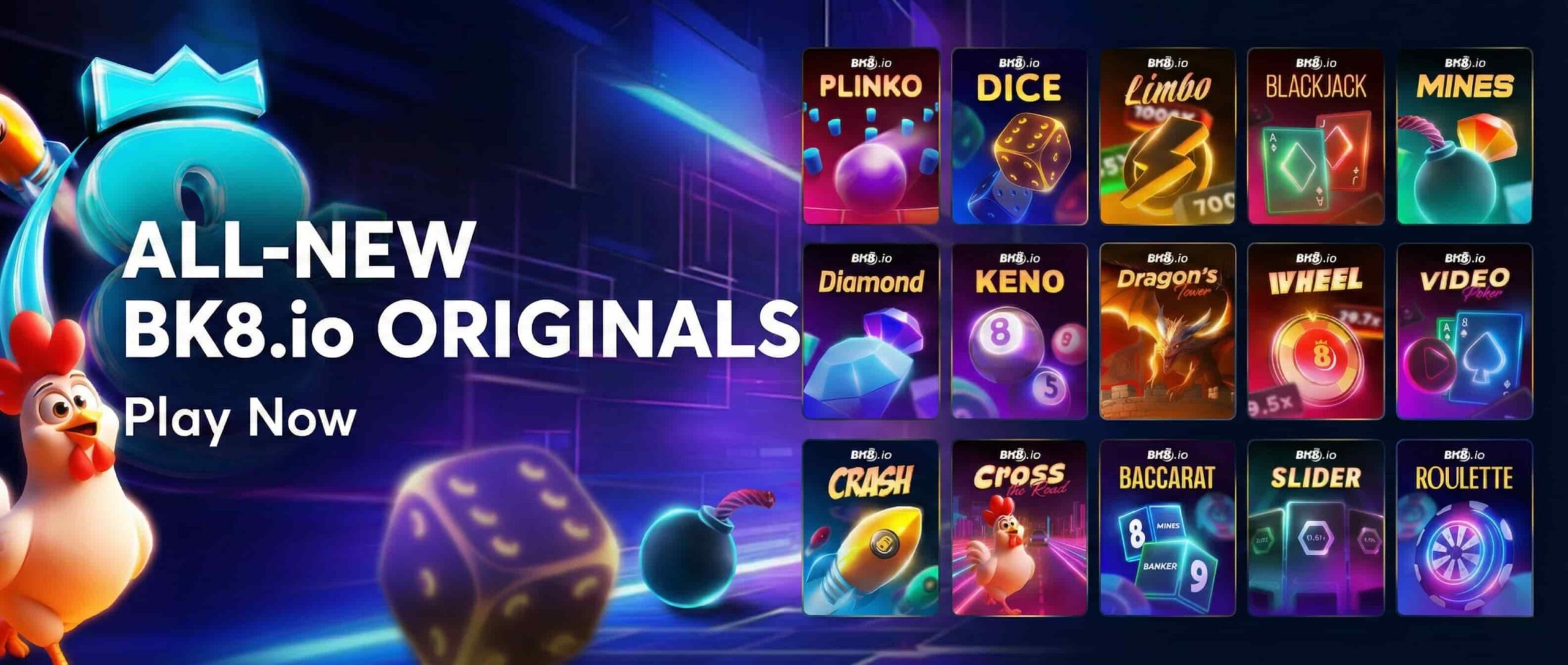 bk8.io originals crypto games